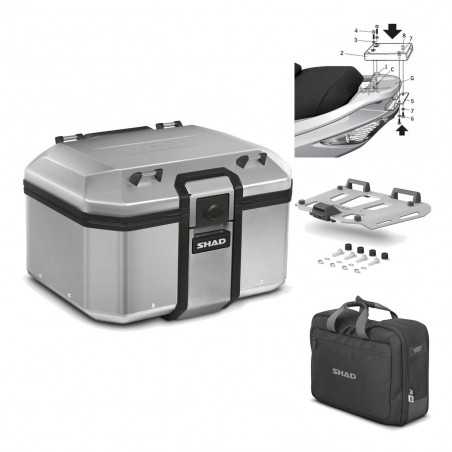 Back trunk + big top fitting + grill terra + internal bag TR48 TERRA