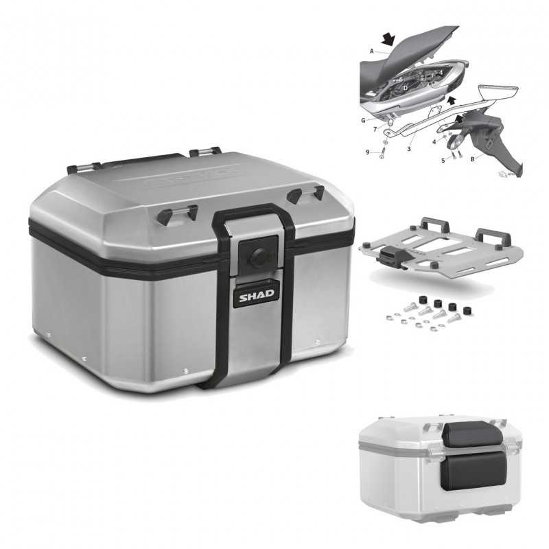 Back trunk + big top fitting + grill terra + passenger support  TR48 TERRA