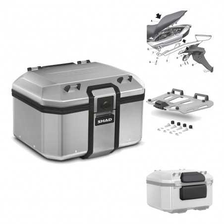 Back trunk + big top fitting + grill terra + passenger support TR48 TERRA