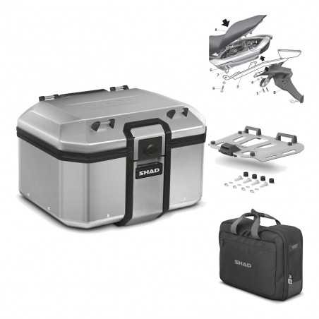 Back trunk + big top fitting + grill terra + internal bag TR48 TERRA