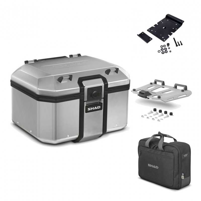 SHAD Baul trasero + herraje montaje parrilla bolsa interna TR48 TERRA KIT-188537