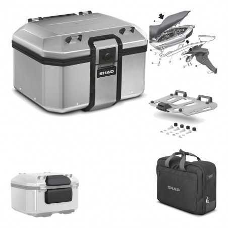 SHAD Baul trasero + herraje montaje parrilla accesorios TR48 TERRA KIT-188186