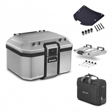 SHAD Baul trasero + herraje montaje parrilla bolsa interna TR48 TERRA KIT-188441