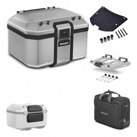 SHAD Baul trasero + herraje montaje parrilla accesorios TR48 TERRA KIT-188442
