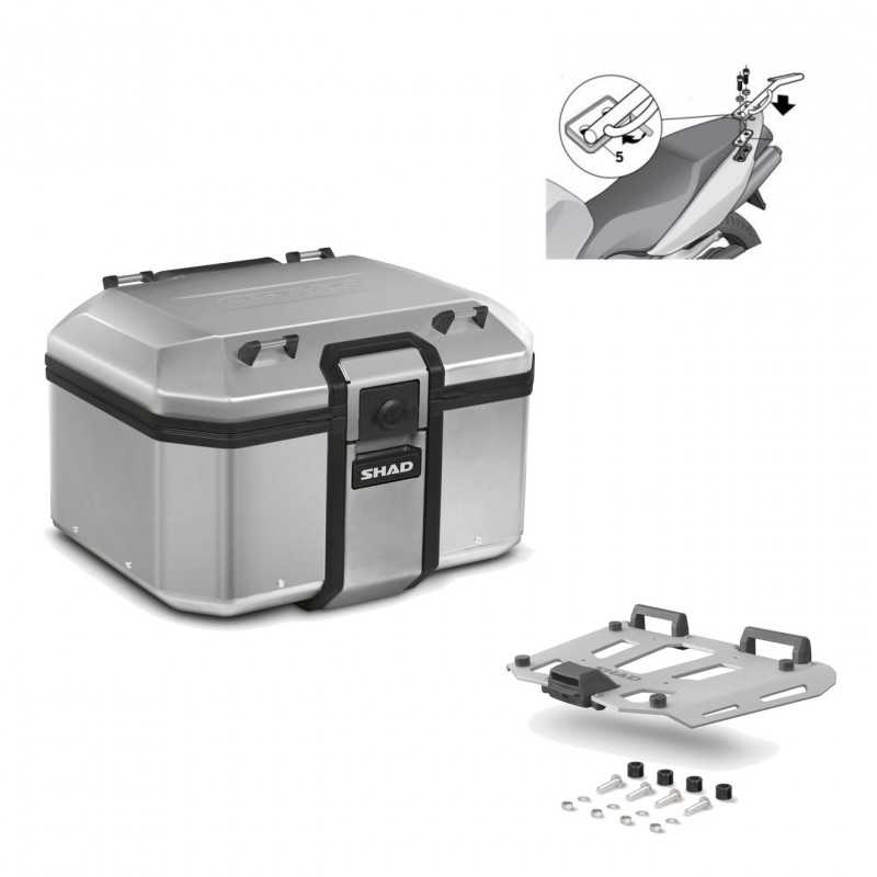 SHAD Baul trasero + herraje montaje parrilla TR48 TERRA KIT-188143