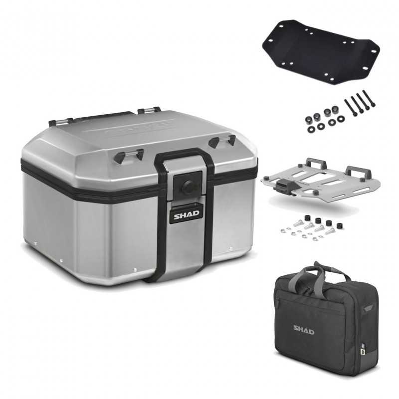 SHAD Baul trasero + herraje montaje parrilla bolsa interna TR48 TERRA KIT-188193