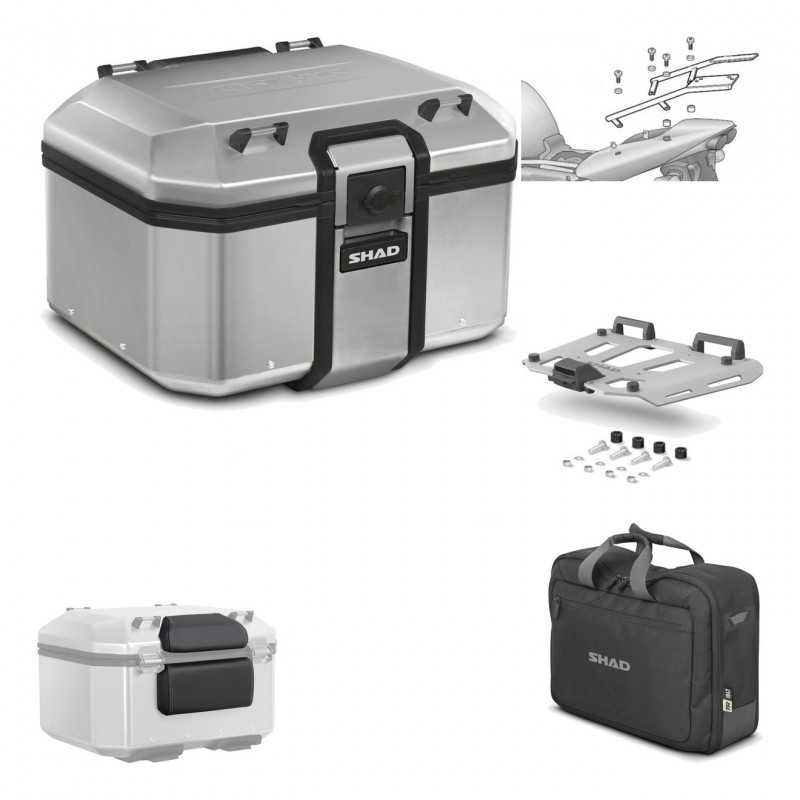 SHAD Baul trasero + herraje montaje parrilla accesorios TR48 TERRA KIT-188546