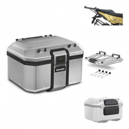 SHAD Baul trasero + herraje montaje parrilla respaldo de pasajero TR48 TERRA KIT-188448