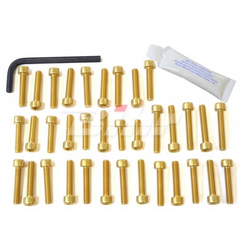 PRO-BOLT Kit tornillería aluminio motor EOYA10G Oro 52450