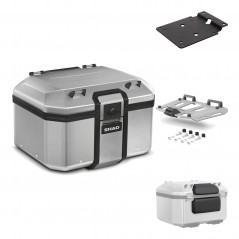 SHAD Baul trasero + herraje montaje parrilla respaldo de pasajero TR48 TERRA KIT-188456