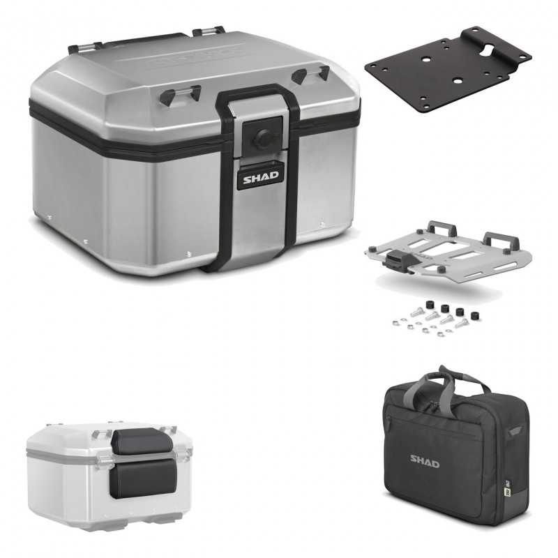 SHAD Baul trasero + herraje montaje parrilla accesorios TR48 TERRA KIT-188458
