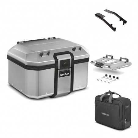 SHAD Baul trasero + herraje montaje parrilla bolsa interna TR48 TERRA KIT-188561