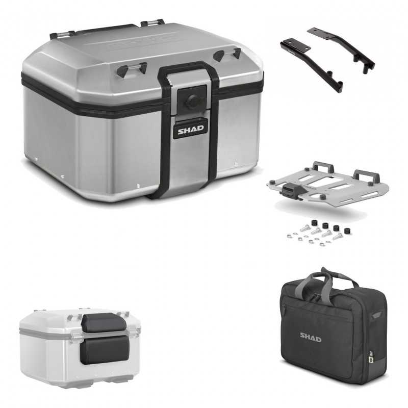 SHAD Baul trasero + herraje montaje parrilla accesorios TR48 TERRA KIT-188562