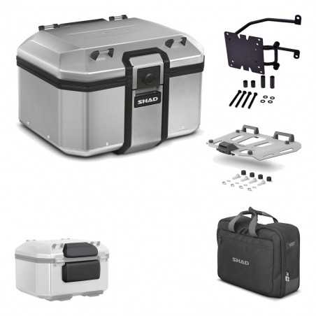 SHAD Baul trasero + herraje montaje parrilla accesorios TR48 TERRA KIT-188466