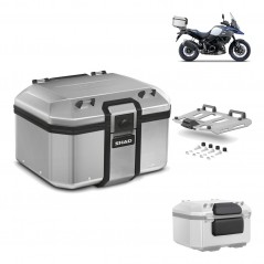 SHAD Baul trasero + herraje montaje parrilla respaldo de pasajero TR48 TERRA KIT-188416