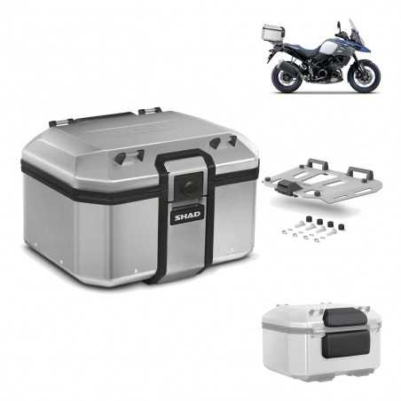 SHAD Baul trasero + herraje montaje parrilla respaldo de pasajero TR48 TERRA KIT-188416