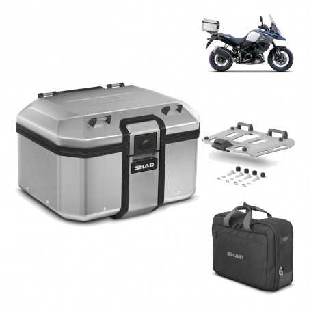SHAD Baul trasero + herraje montaje parrilla bolsa interna TR48 TERRA KIT-188417