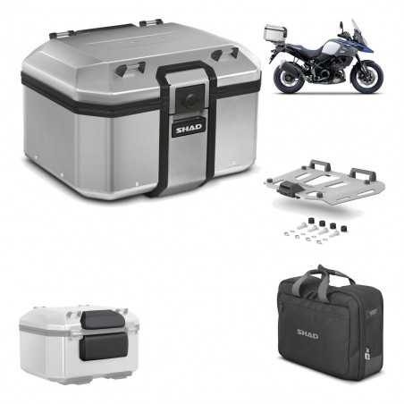SHAD Baul trasero + herraje montaje parrilla accesorios TR48 TERRA KIT-188418