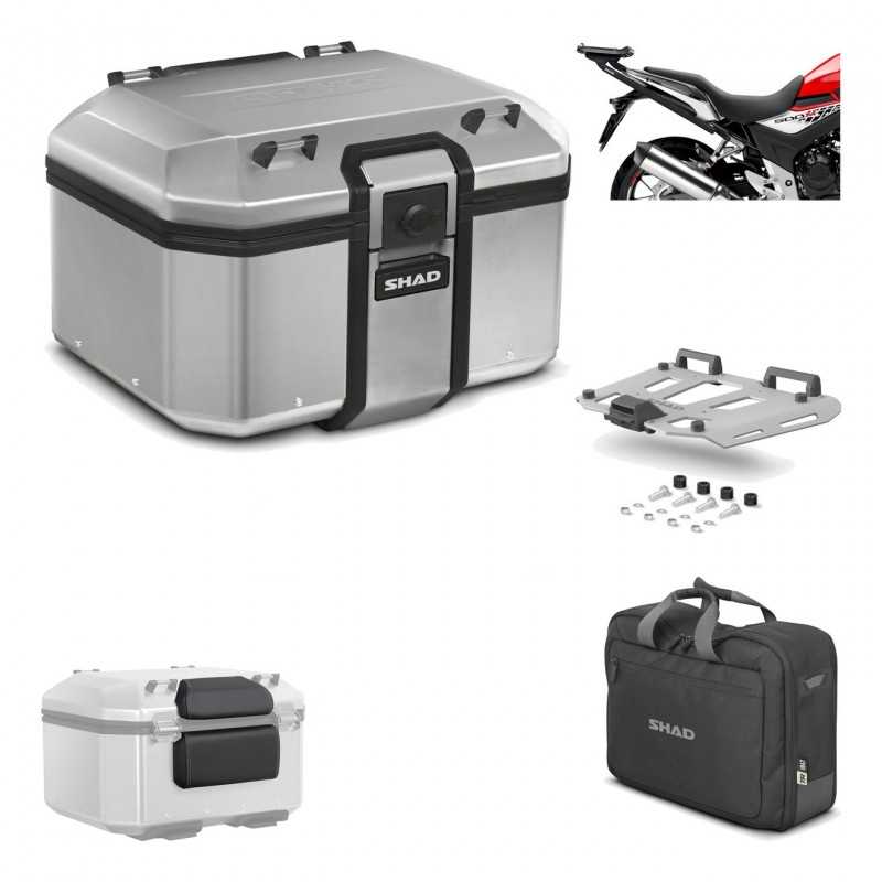 SHAD Baul trasero + herraje montaje parrilla accesorios TR48 TERRA KIT-188826