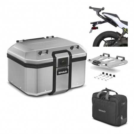 SHAD Baul trasero + herraje montaje parrilla bolsa interna TR48 TERRA KIT-188889