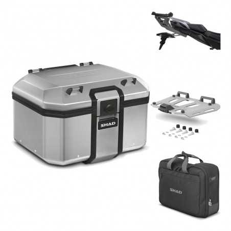 SHAD Baul trasero + herraje montaje parrilla bolsa interna TR48 TERRA KIT-189089