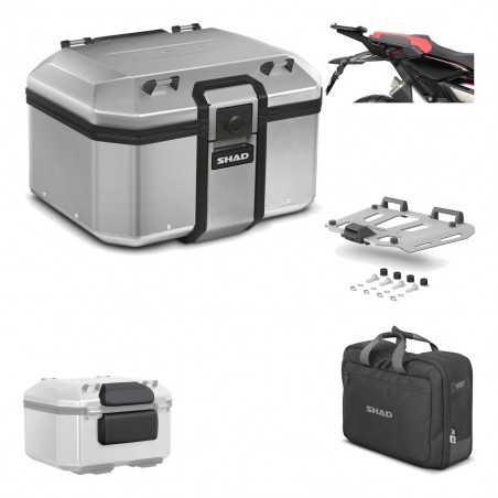 SHAD Baul trasero + herraje montaje parrilla accesorios TR48 TERRA KIT-188898