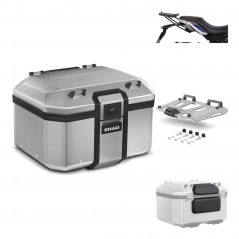 SHAD Baul trasero + herraje montaje parrilla respaldo de pasajero TR48 TERRA KIT-189000