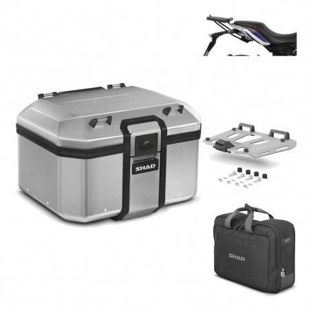 SHAD Baul trasero + herraje montaje parrilla bolsa interna TR48 TERRA KIT-189001