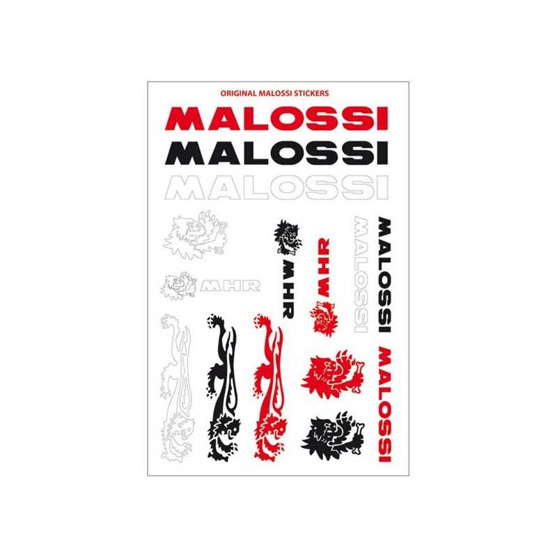 MALOSSI Kit de Adhesivos para Personalizar tu Moto - 11x16,8cm 3314153 61126