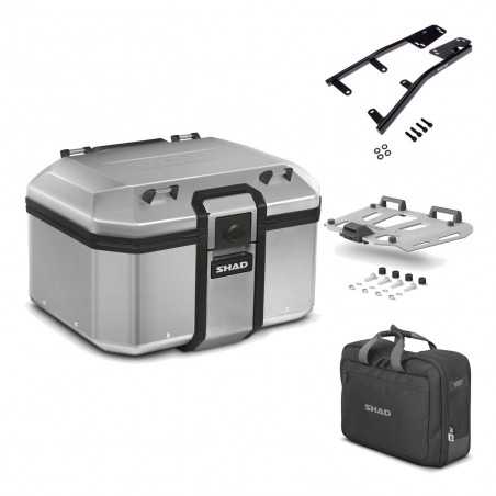 SHAD Baul trasero + herraje montaje parrilla bolsa interna TR48 TERRA KIT-188657