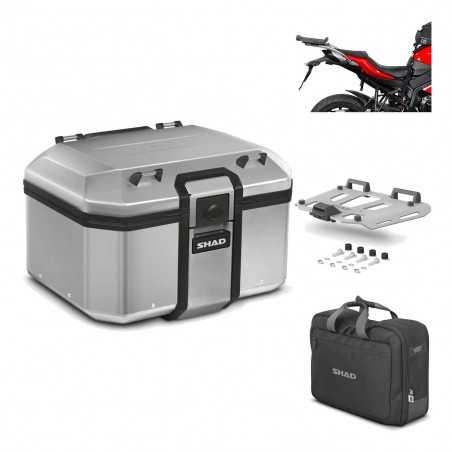 SHAD Baul trasero + herraje montaje parrilla bolsa interna TR48 TERRA KIT-188713