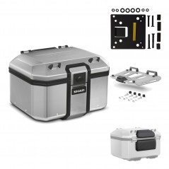 SHAD Baul trasero + herraje montaje parrilla respaldo de pasajero TR48 TERRA KIT-188768