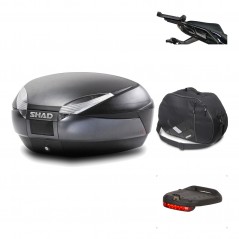 Rear trunk + mounting hardware + accessories  SH48 DARK GREY PREMIUM