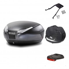 Rear trunk + mounting hardware + accessories  SH48 DARK GREY PREMIUM