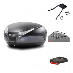 Rear trunk + mounting hardware + accessories  SH48 DARK GREY PREMIUM