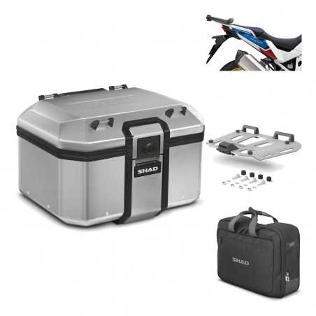 SHAD Baul trasero + herraje montaje parrilla bolsa interna TR48 TERRA KIT-189225