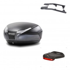 Back trunk + big top fitting + brake light  SH48 DARK GREY PREMIUM