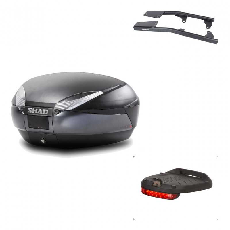 Back trunk + big top fitting + brake light  SH48 DARK GREY PREMIUM