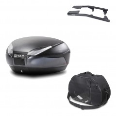 Back trunk + big top fitting + internal bag  SH48 DARK GREY PREMIUM