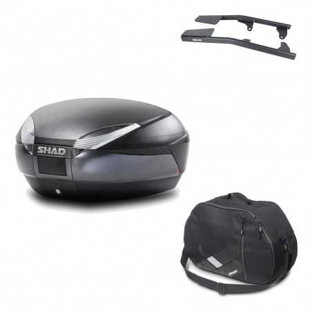 Back trunk + big top fitting + internal bag SH48 DARK GREY PREMIUM