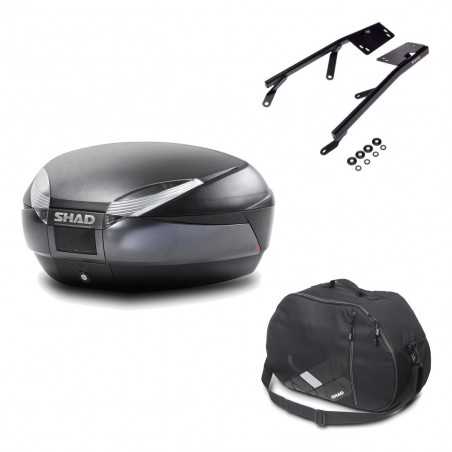 Back trunk + big top fitting + internal bag  SH48 DARK GREY PREMIUM