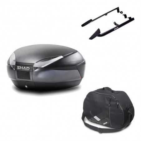 Back trunk + big top fitting + internal bag  SH48 DARK GREY PREMIUM