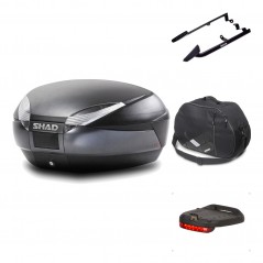 Rear trunk + mounting hardware + accessories  SH48 DARK GREY PREMIUM