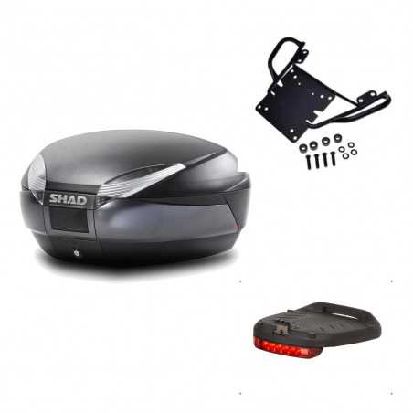 Back trunk + big top fitting + brake light  SH48 DARK GREY PREMIUM