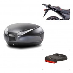 Back trunk + big top fitting + brake light  SH48 DARK GREY PREMIUM