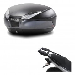 SHAD Baul trasero + herraje montaje SH48 DARK GREY PREMIUM KIT-189538