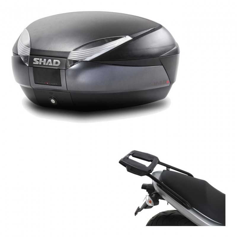 SHAD Baul trasero + herraje montaje SH48 DARK GREY PREMIUM KIT-189538
