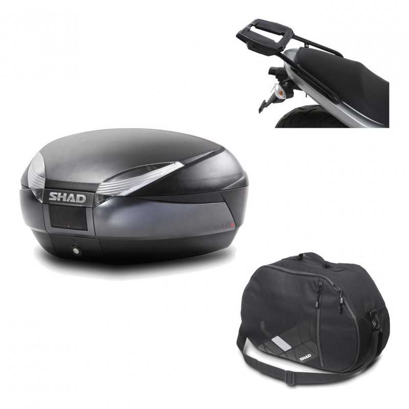 Back trunk + big top fitting + internal bag  SH48 DARK GREY PREMIUM