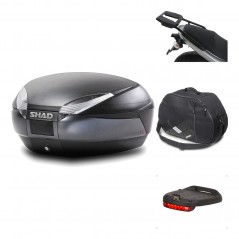 Rear trunk + mounting hardware + accessories  SH48 DARK GREY PREMIUM