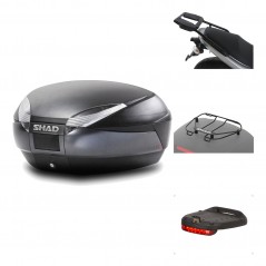Rear trunk + mounting hardware + accessories  SH48 DARK GREY PREMIUM